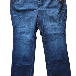 NWT Pioneer Woman Pull On Embroidered Boot Cut Denim Sz 3x